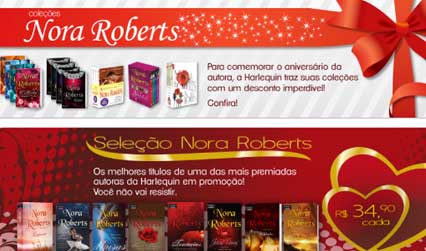 Nora Roberts em ofertas especiais na Harlequin