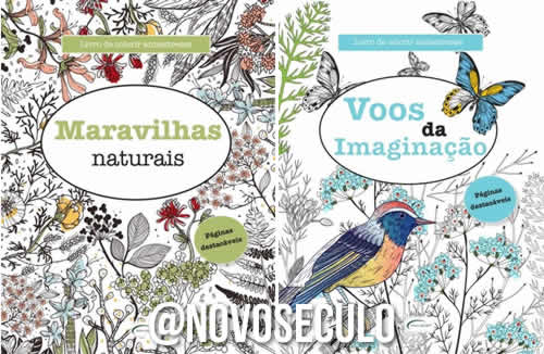 Livros de colorir - #lancamento @NovoSeculo