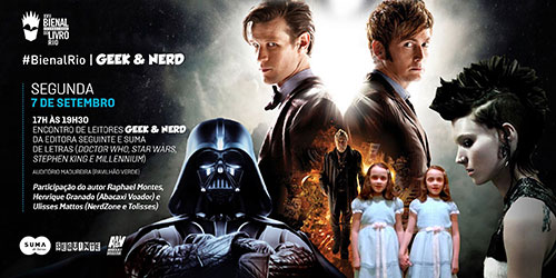 @Cialetras @Suma_Br @editoraseguinte na #Bienal2015 Evento 7/9 #Geek #nerd