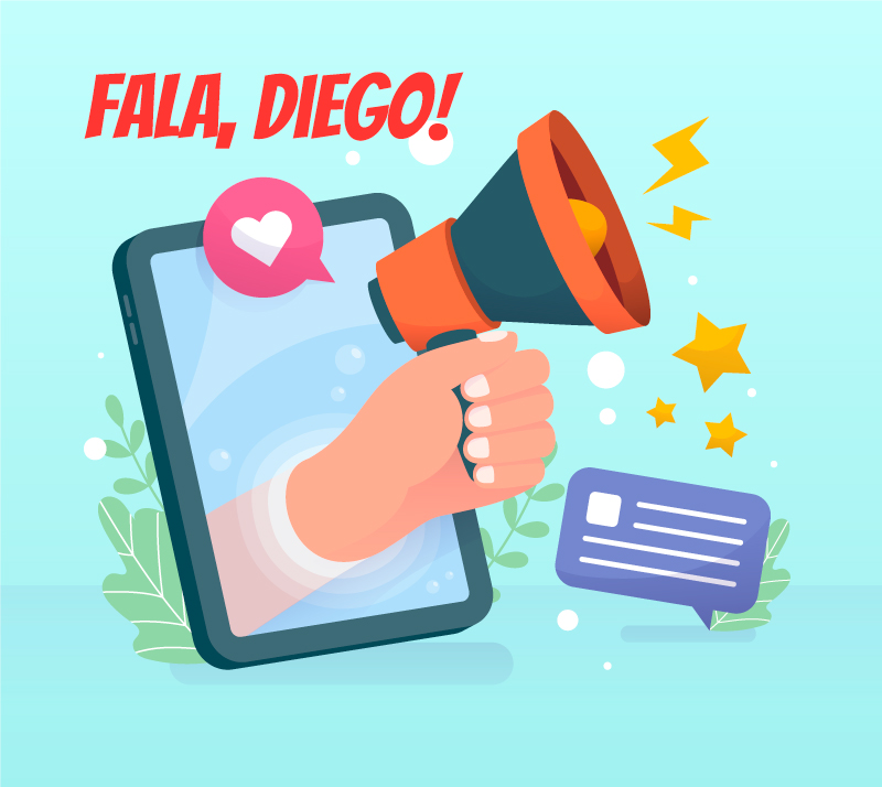 Fala, Diego!